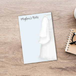 Post-it® Organisateur de mariage moderne robe de mariée ros