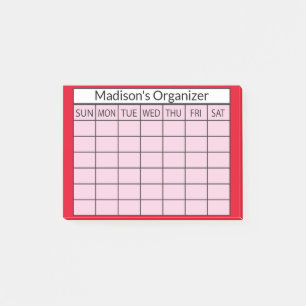 Post-it® Organisateur du gestionnaire mensuel