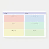Post-it® Organisateur quotidien - Rainbow Pastels (Devant)