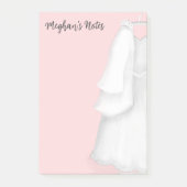 Post-it® Organisatrice de mariage moderne Robe de mariée vi (Devant)