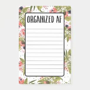 Post-it® Organisé AF Funny Post-it Notes Cadeau pour ami
