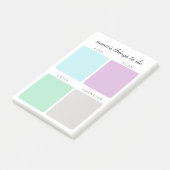 Post-it® Organiser des choses à faire | Nom personnalisé (Incliné)