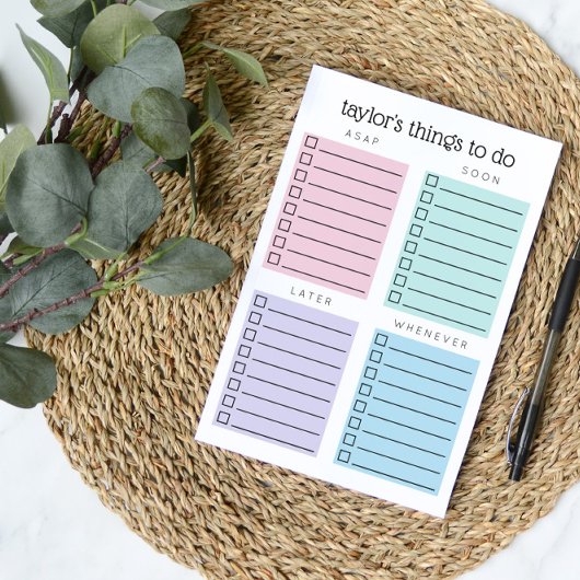 Post-it® Organiser des choses à faire rose violet bleu