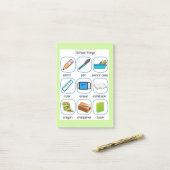 Post-it® Organiser et se souvenir : Sauveur Sticky Note (Sur un bureau)