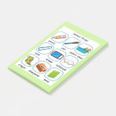 Post-it® Organiser et se souvenir : Sauveur Sticky Note (Incliné)