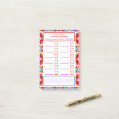 Post-it® Organiseur de notes en forme d'étoile de Noël simp (Sur un bureau)