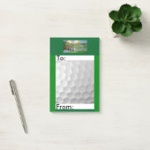 Post-it orienté notes/4x6 de golf (Bureau)