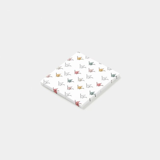 Post-it® Origami Calm - Crane Post Notes (Incliné)