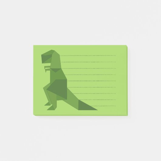Post-it® Origami de T-Rex (Devant)