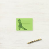 Post-it® Origami de T-Rex (Sur un bureau)