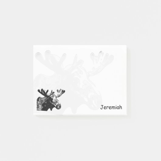 Post-it® Orignaux en noir et blanc (Devant)