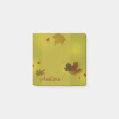 Post-it® Ornements de feuille d'automne - notes de (Devant)