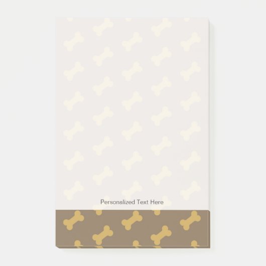 Post-it® os pour la texture du chien (Devant)