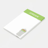 Post-it® Oscar le Groupement et sa poubelle | Ajouter Votre (Incliné)