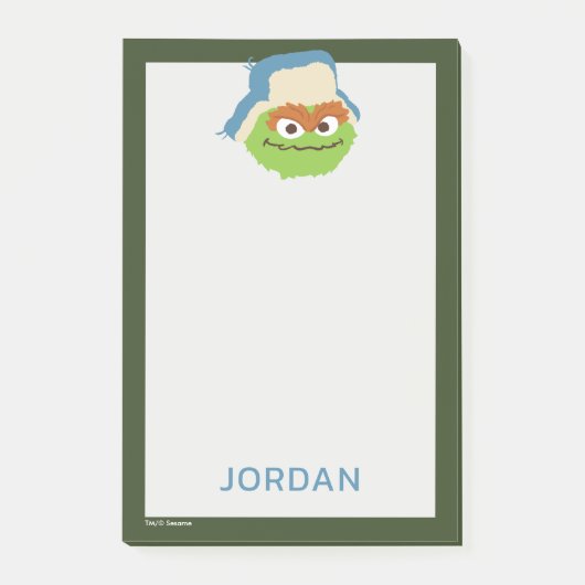 Post-it® Oscar le visage du Tétras | Ajouter Votre Nom (Devant)