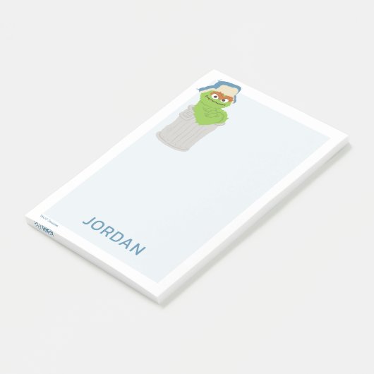 Post-it® Oscar the Grouch Trash Can Lean | Ajouter Votre No (Incliné)