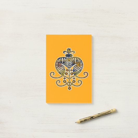 Post-it® Oshun Goddess Veve Sigil (Sur un bureau)