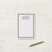 Post-it® OT ergothérapeute multicolore (Sur un bureau)