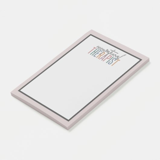 Post-it® OT ergothérapeute multicolore (Incliné)