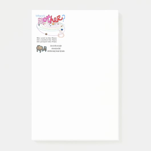 Post-it® Où est Maman ? Notes (Devant)