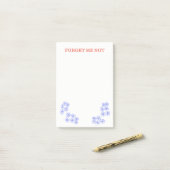 Post-it® Oubliez-moi de ne pas publier de notes (Sur un bureau)