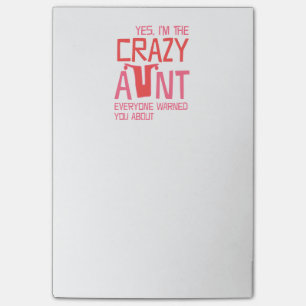 Post-it® Oui, je suis la tante folle