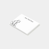 Post-it® Ours Assis Mignon (Incliné)