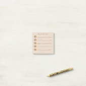 Post-it® Ours Brown (Sur un bureau)