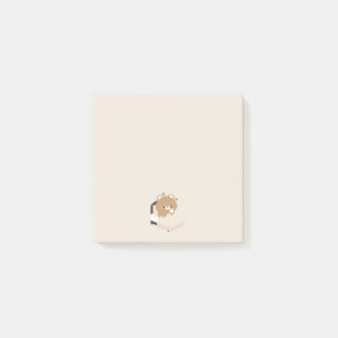 Post-it® Ours Brun Fatigué Mignon