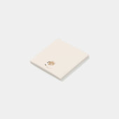 Post-it® Ours Brun Fatigué Mignon (Incliné)