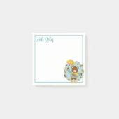 Post-it® Ours d'automne aux feuilles (Devant)