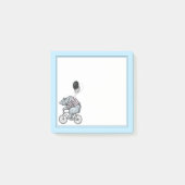 Post-it® Ours de bicyclette de ballon (Devant)