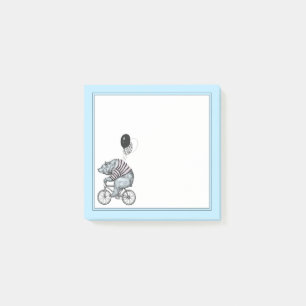 Post-it® Ours de bicyclette de ballon