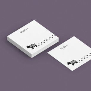 Post-it® Ours de maman noir et blanc Personnalisé