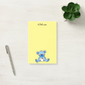 Post-it® ours de nounours bleu mignon (Bureau)