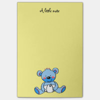 ours de nounours bleu mignon