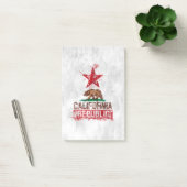 Post-it® Ours drapeau de Californie en style peint (Bureau)