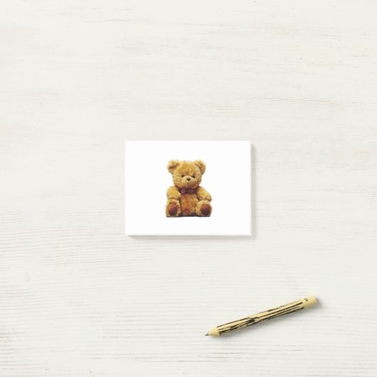 Post-it® Ours en peluche (Sur un bureau)