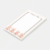 Post-it® Ours en peluche mignon (Incliné)