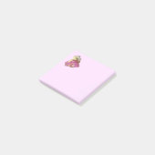 Post-it® Ours en peluche rose animal (Incliné)