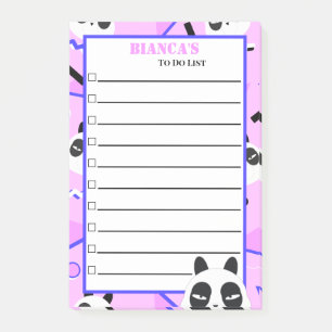 Post-it® Ours en peluche violet Peekaboo