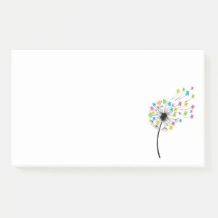 Post-it® Ours mignons volants flux de pissenlit