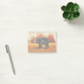 Post-it® Ours noir en forêt d'automne (Bureau)