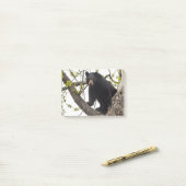 Post-it® Ours noir Escalade (Sur un bureau)