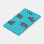 Post-it® Ours noirs (Incliné)