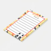 Post-it® Ours Panda Jaune Peekaboo (Incliné)