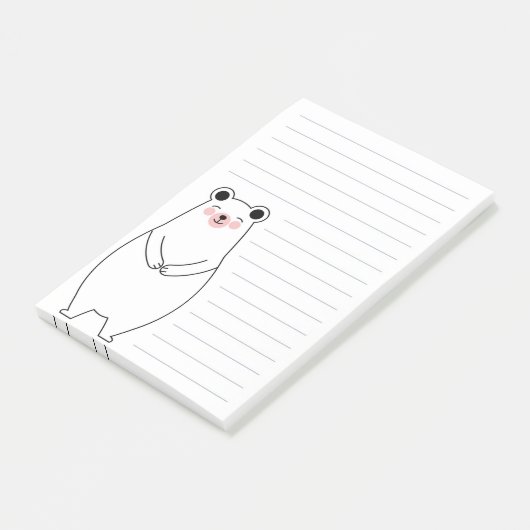 Post-it® Ours polaire (Incliné)