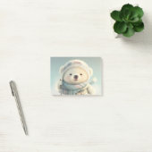 Post-it® Ours polaire mignon Ski Flocon de neige Wonderland (Bureau)
