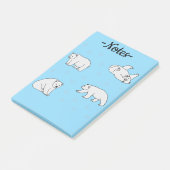 Post-it® Ours polaires (Incliné)