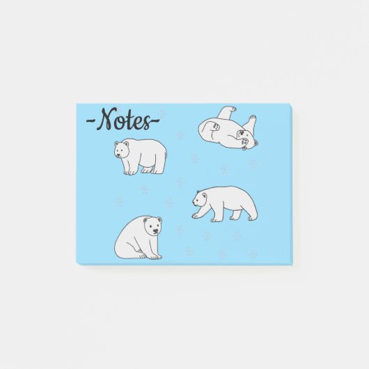 Post-it® Ours polaires (Devant)
